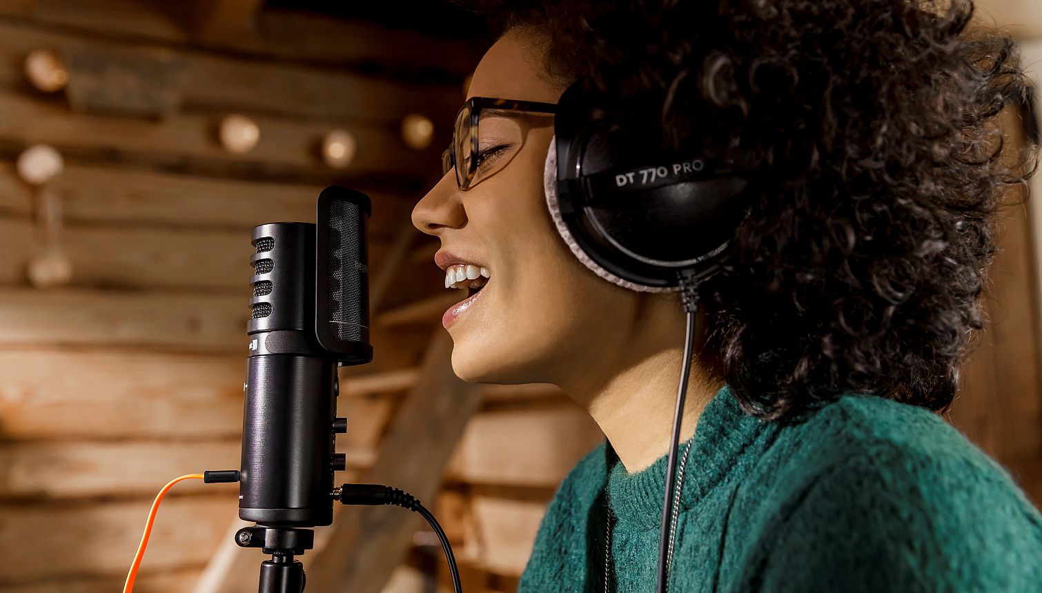 Podcastaufnahme mit dem Creator PRO Bundle