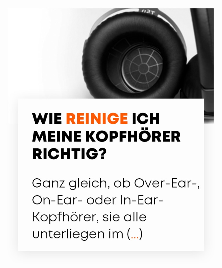beyerdynamic Kopfhörer reinigen