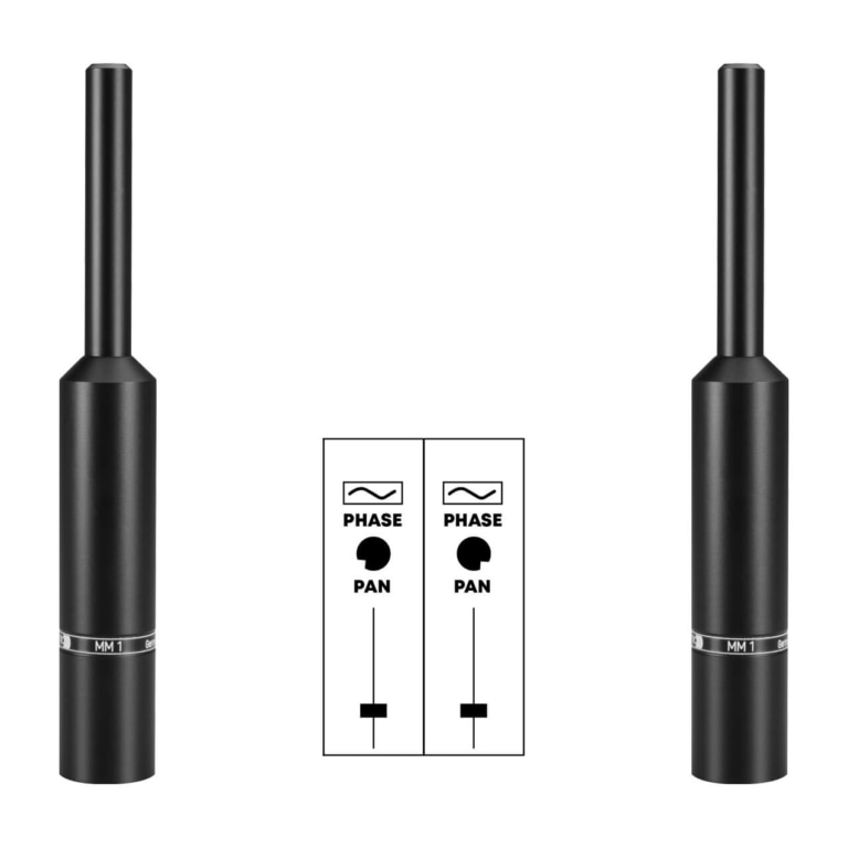 AB Positionierung Stereomikrofonie beyerdynamic MM 1