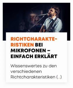 beyerdynamic Richtcharakteristik Mikrofone